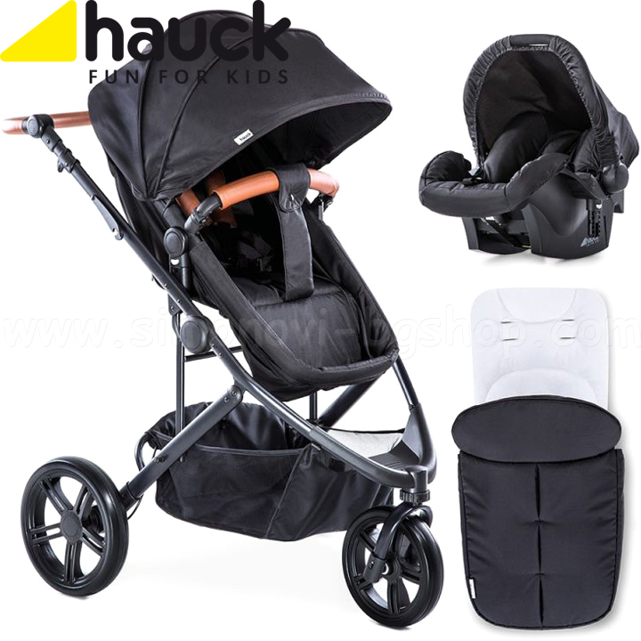 2019 cărucior Hauck Baby Pacific 3 Shop N drive caviar 309162