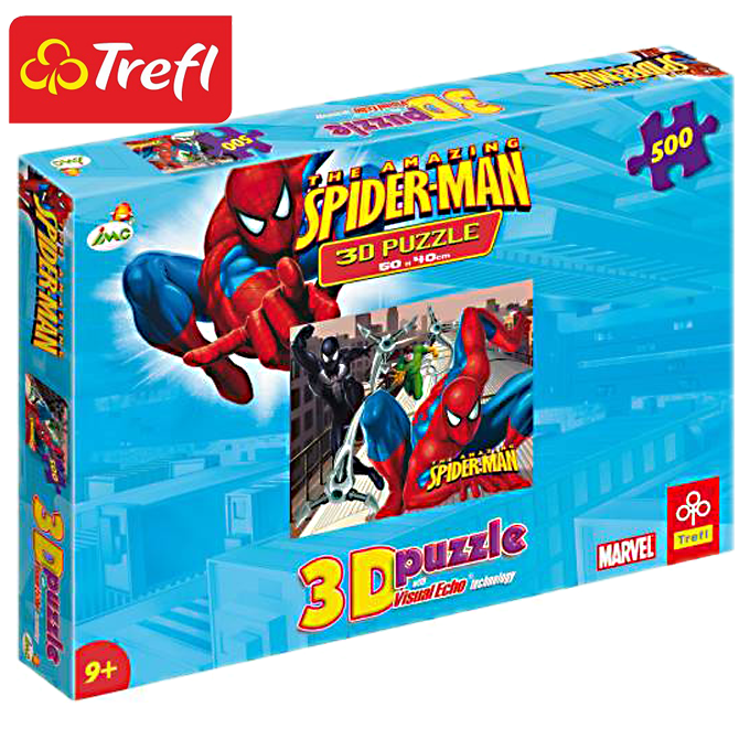 Spiderman -  3D  500.-Trefl