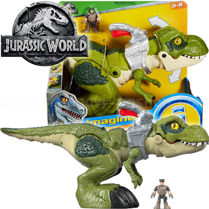 Jurassic World Dinosaur T-Rex GBN14 Fisher Price Imaginext