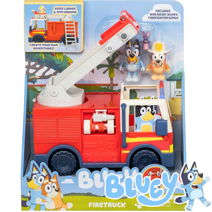 *BLUEY Пожарна с 2 фигури 17610 *BLUEY Пожарна с 2 фигури 17610