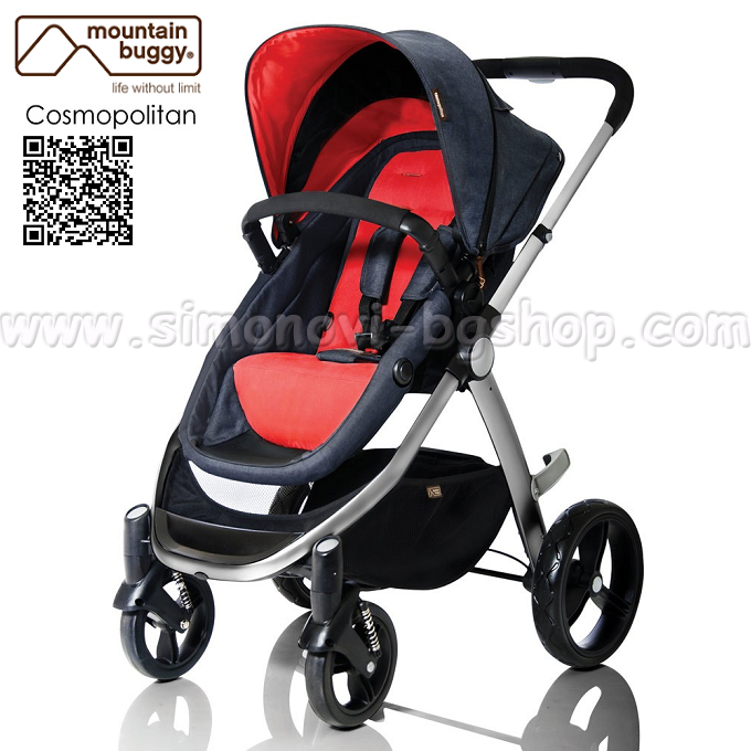 2013 Mountain Buggy Stroller Cosmopolitan Denim Chilli