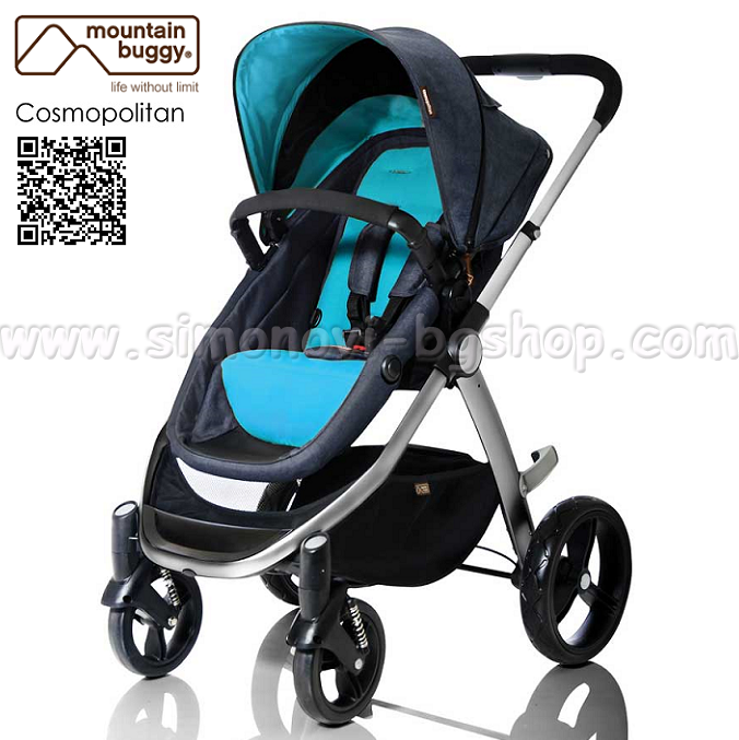 2013 Mountain Buggy Stroller Cosmopolitan Denim/Turquoise