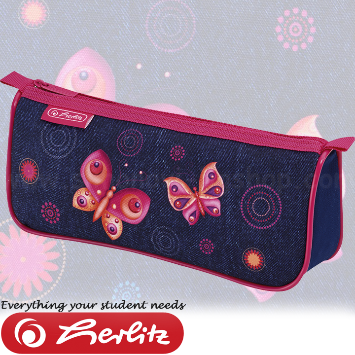 Herlitz Sport Pencil Case with a ZipperButterfly Dreams50014507