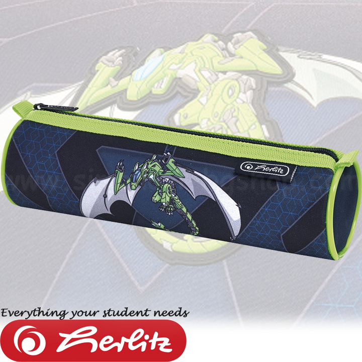 2018 Herlitz Midi Oval kit Robo Dragon Green 50014545