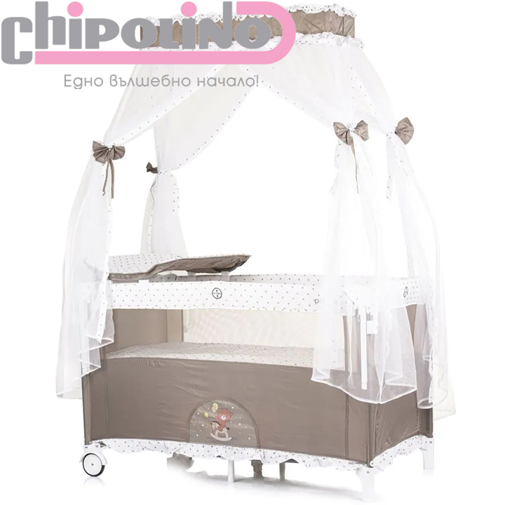 2024 Chipolino Tarc portabil Palace/Palace Beige KOSIPA232BB