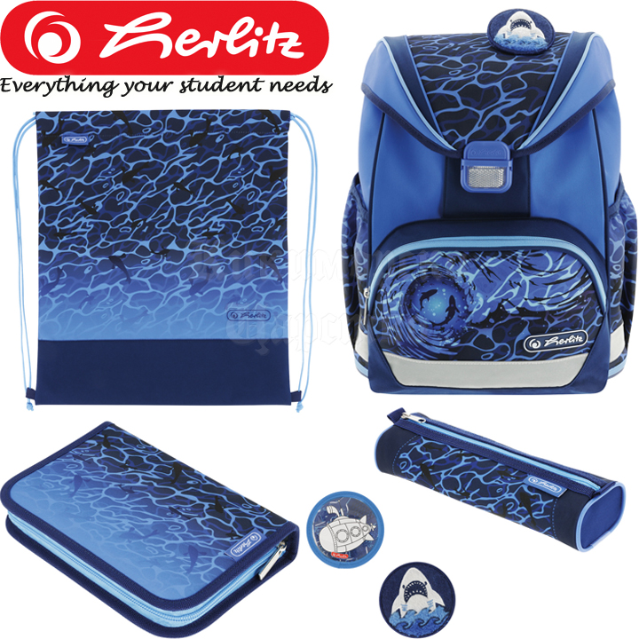**2024 Herlitz UltraLight Plus     Blue Shark 50046164