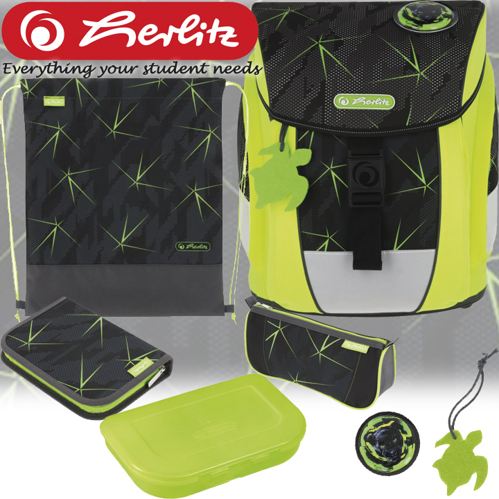 Herlitz FiloActive Plus Ergonomic backpack with accessories Wild Life50046140