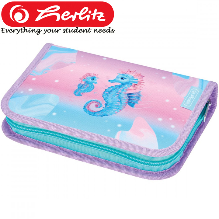 * 2025 Herlitz Smart Girls Toiletry Set with 31 Accessories Ocean Lights 5004915