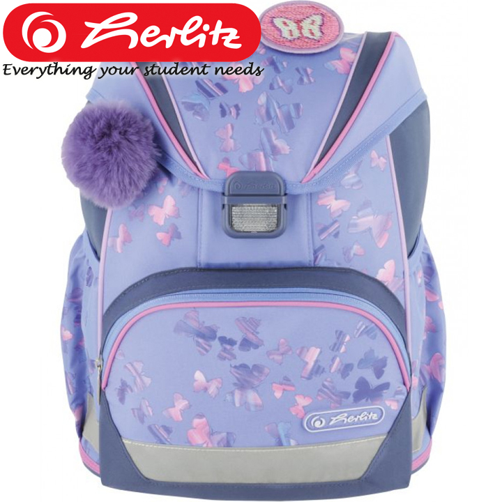 * Herlitz UltraLight Ergonomic school backpack Butterfly Paradise 50046171