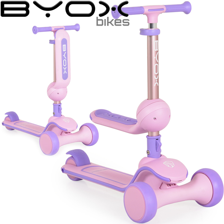 **Byox Bikes Тротинетка 2в1 Evo Pink 111561 **Byox Bikes Тротинетка 2в1 Evo Pink 111561