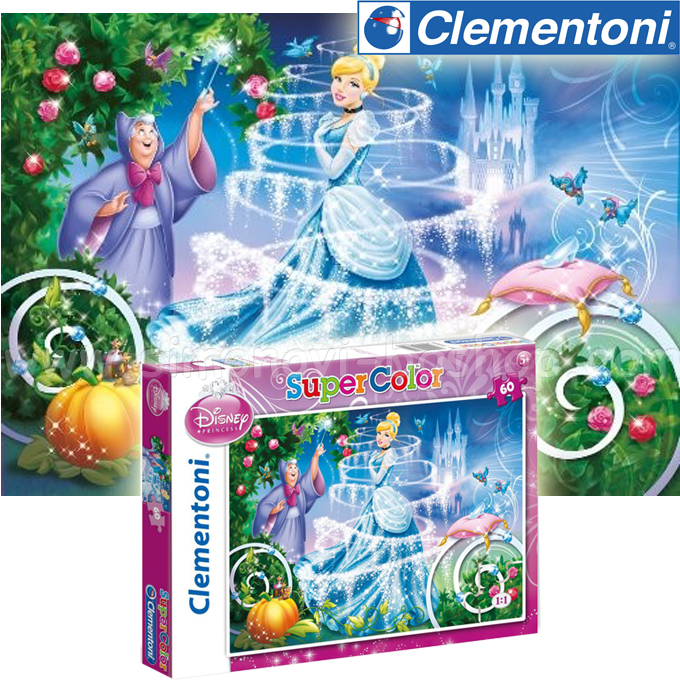 Clementoni - ������ ����� Cinderella 60�. 26899