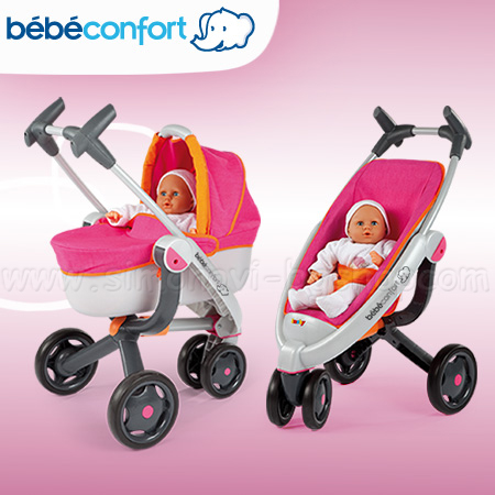 Smoby -    2  1 Bebe Confort Pink 550191 