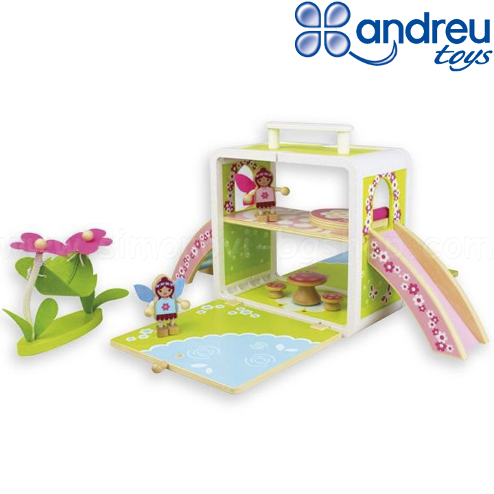 Andreu Toys - Playing Set in a Briefcase - The Fairy House ZN15305