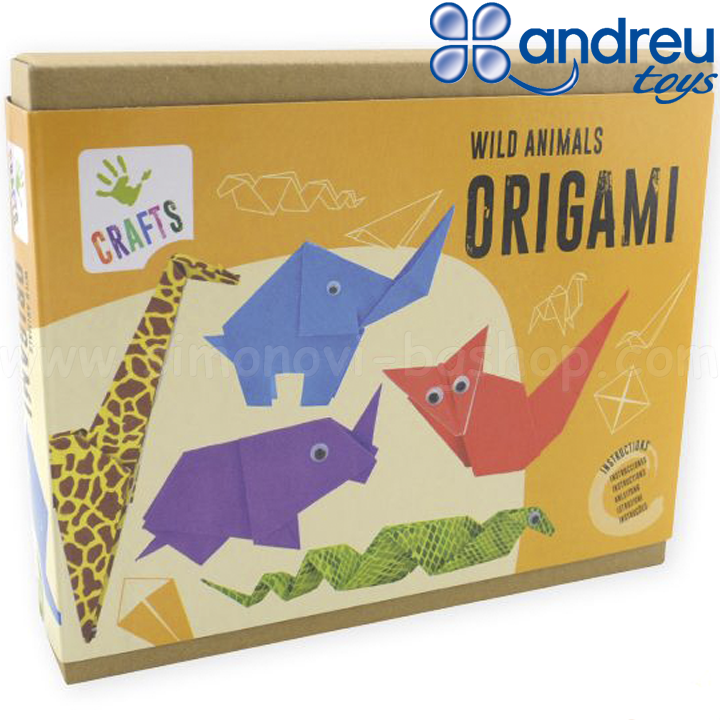 Andreu Toys - Set origami - Wild animals 1250162