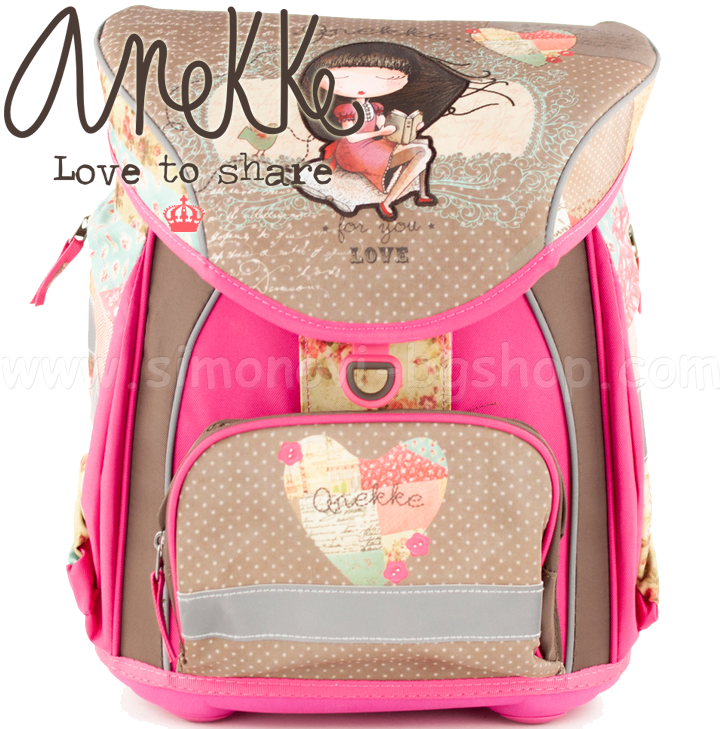Anekke Student ergonomic backpack Sweet 18AN-901-SW-F