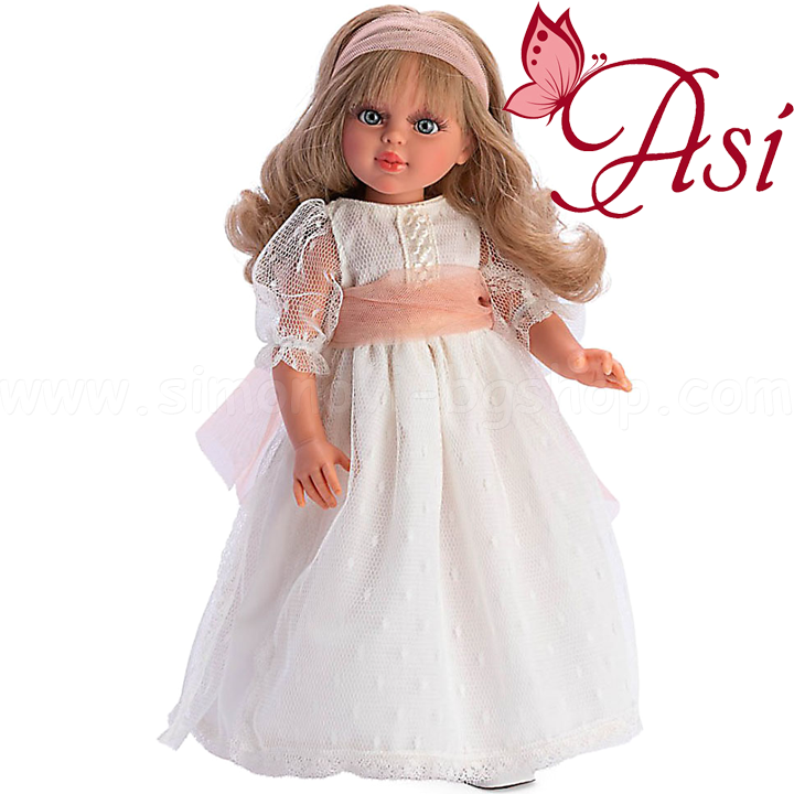 * Asi Sabrina Doll with white formal dress 1510213