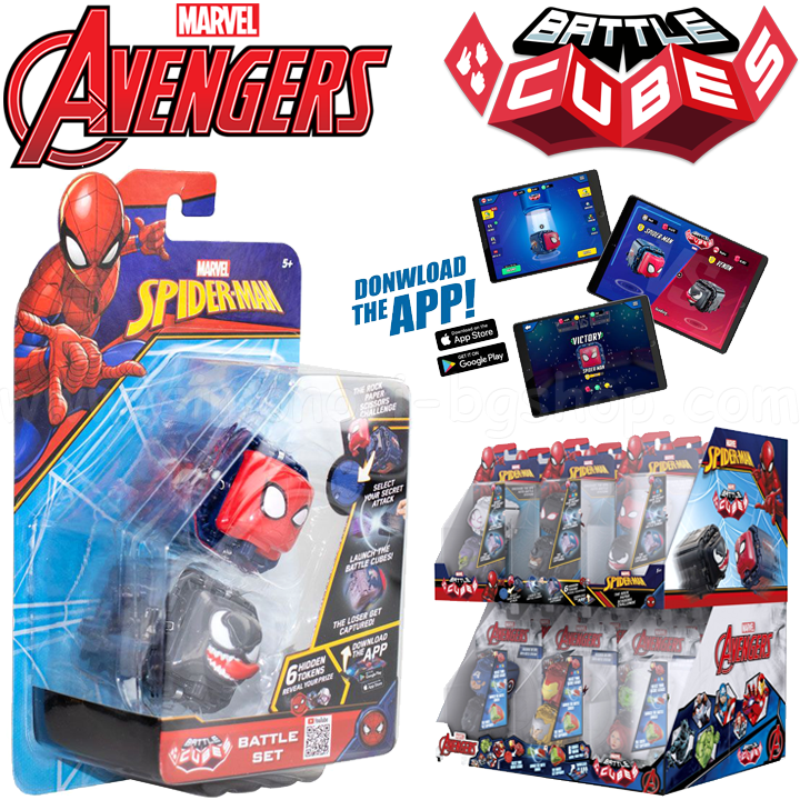 * Marvel Spider-man BATTLE CUBES   "  " 