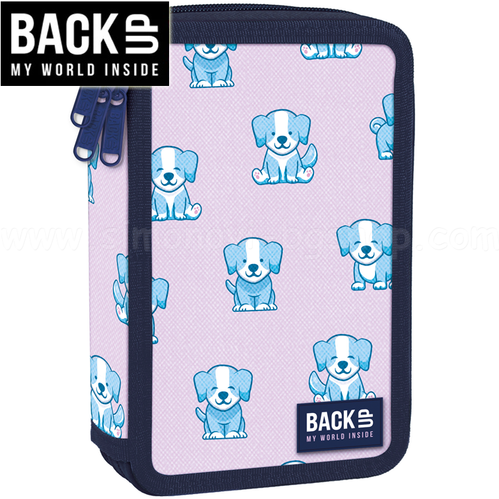 BackUP EW Ученическа пълен несесер с 3 ципа Puppy 88843 BackUP EW Ученическа пълен несесер с 3 ципа Puppy 88843