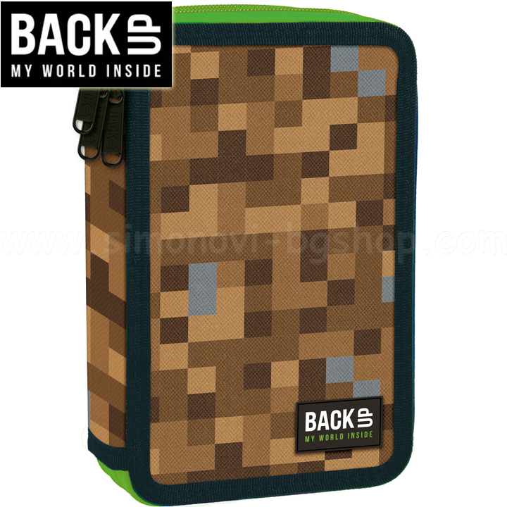 BackUP EW Ученическа пълен несесер с 3 ципа Pixel Craft 88850 BackUP EW Ученическа пълен несесер с 3 ципа Pixel Craft 88850