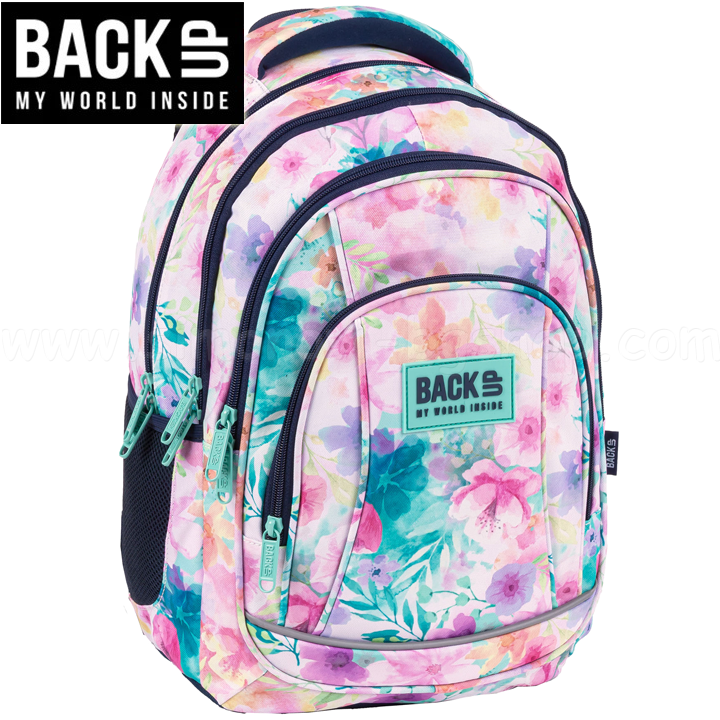 BackUp A Ученическа раница Flowers 89093 BackUp A Ученическа раница Flowers 89093