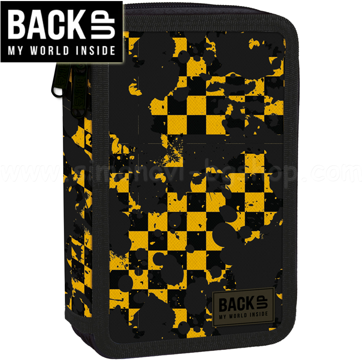 BackUP DW Ученическа пълен несесер с 2 ципа Chess 88799 BackUP DW Ученическа пълен несесер с 2 ципа Chess 88799