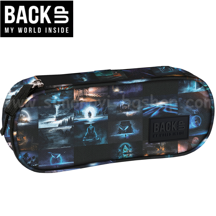 * 2023 BackUP A Student's Round 1-Zip Toiletry Bag Screens 93182