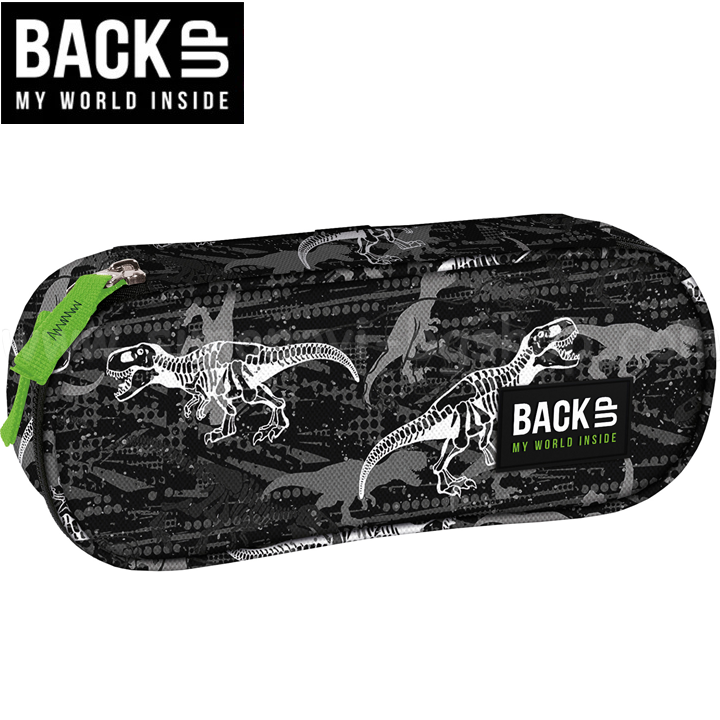 * 2023 BackUP A Student's Round 1-Zip Toiletry Bag Dinosaurs93199