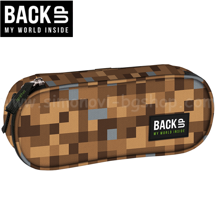 * 2023 BackUP A Student's Round 1-Zip Toiletry Bag Pixel Craft93274