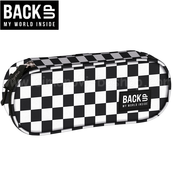 * 2023 BackUP A Student's Round 1-Zip Toiletry Bag Chessboard93281