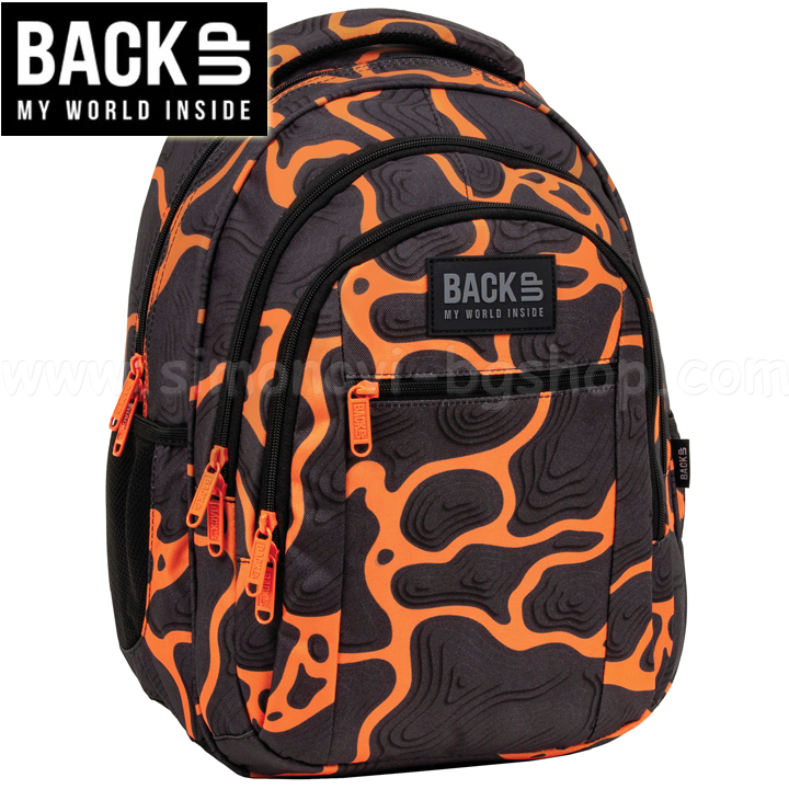 * 2023 BackUp O School Backpack Magma 94028