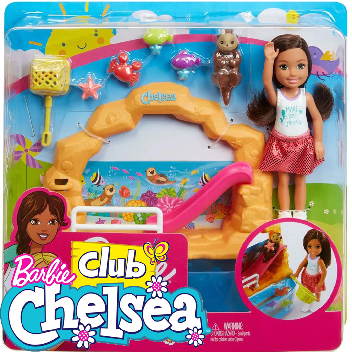 Barbie Club Chelsea Chelsea with ice cream cart FDB33