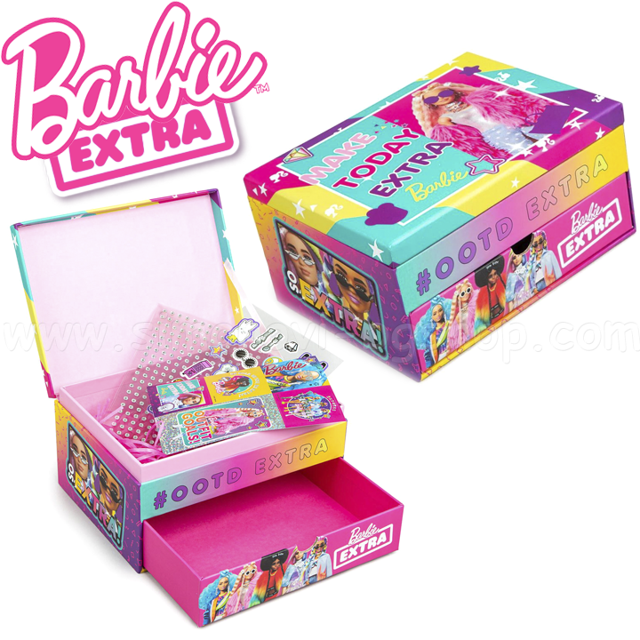 *Barbie Extra Creative Set - Decorate your Barbie box 99-0070
