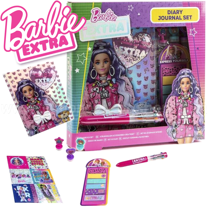 *Barbie Extra Creative Set - Journal Journal 99-0108