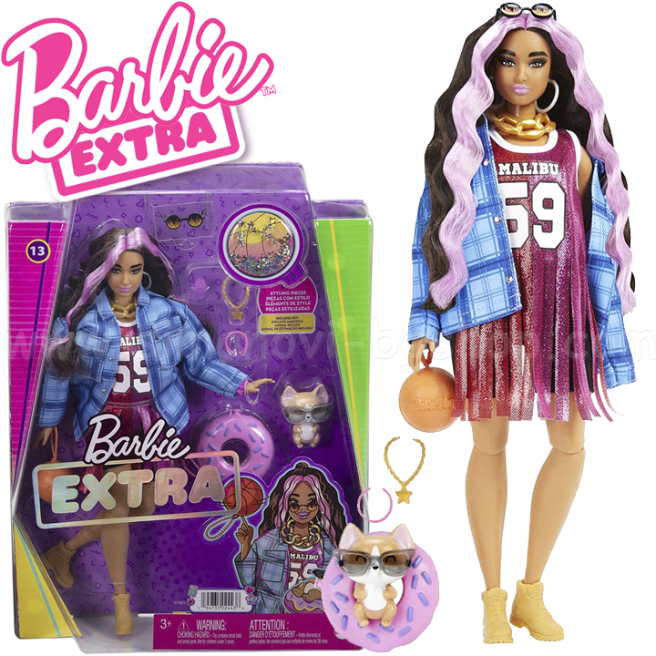 * Barbie Extra Barbie Doll with pet and accessories HDJ46 #13