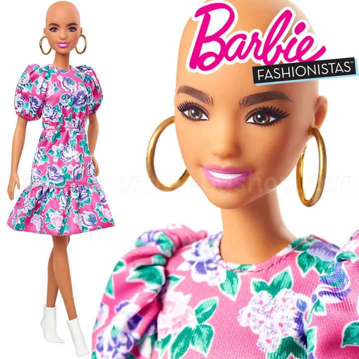 *Barbie Fashionistas   No-Hair Look GHW64 Doll #150