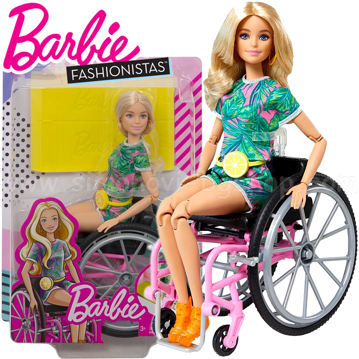 Barbie Fashionistas Doll Ken with wheelchair GWX93Barbie Fashionistas Doll Ken