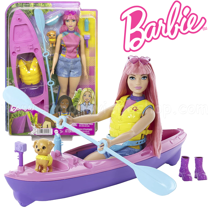 * Papusa Barbie Barbie pentru canotaj HDF75