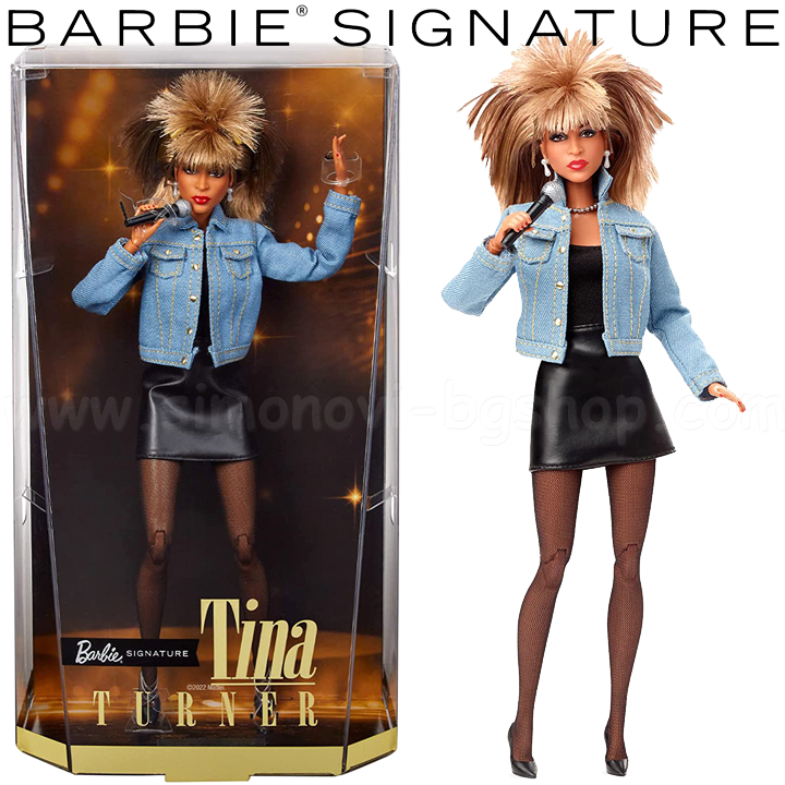 * Barbie Signature Queen of Rock 'n Roll Tina Turner Papusa Barbie HCB98