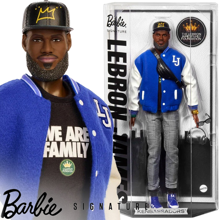 * 2025 Barbie Signature® Kenbassadors Кукла Леброн Джеймс HRM33 * 2025 Barbie Signature® Kenbassadors Кукла Леброн Джеймс HRM33