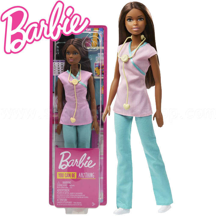 * Barbie You Can Be Anything Barbie Pediatrician FWK89