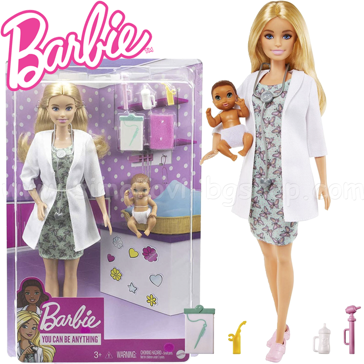 * Barbie You Can Be Anything Barbie Doctor Doll GVK03