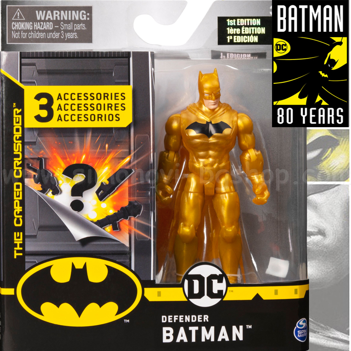 Figura de acțiune Defender Batman The Caped Crusader 10cm Batman 6058529