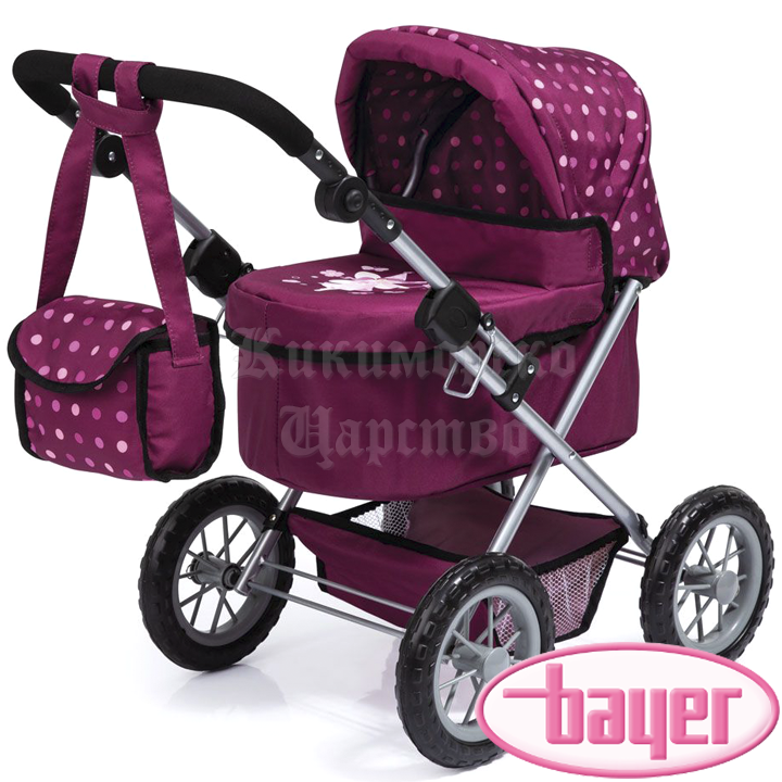 * Cărucior 2021 Bayer Doll TRENDY Red 13067AA