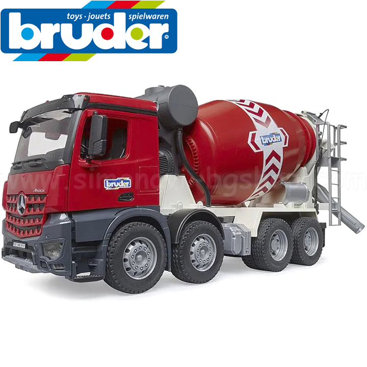 * Bruder MERCEDES BENZ AROCS concrete mixer truck 03655