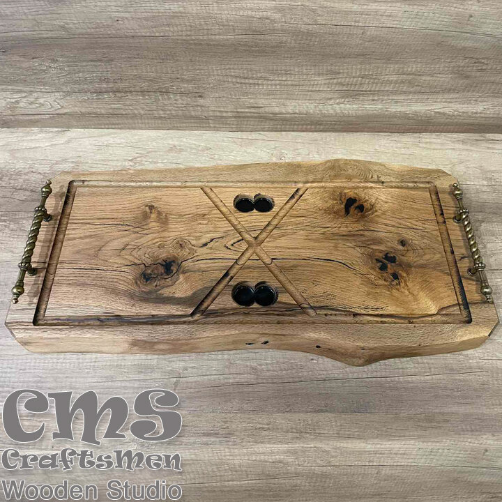 Crafts Men Tabla din lemn pentru taierea si servirea alimentelor CMWS-2002