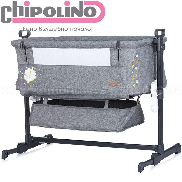* Chipolino Cot / trash can "Near me" Platinum KOSCLO2201PL
