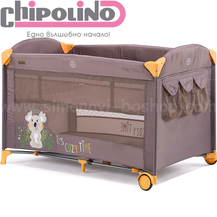2021 Pat de copii Chipolino cu două niveluri, cu partea Merida Vanilla
