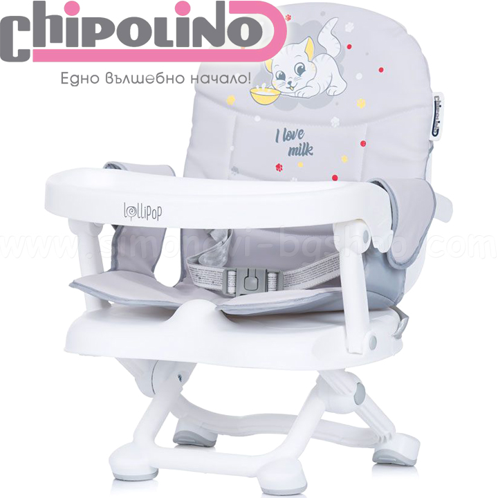 Chipolino Lollipop Platinum Lifting Dining Chair STHBL02201PL