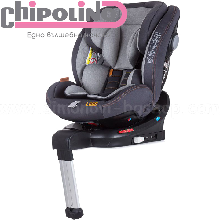 2022 Chipolino Cola Table 0-36kg Lego Isofix 360 Platinum STKLE0222PL