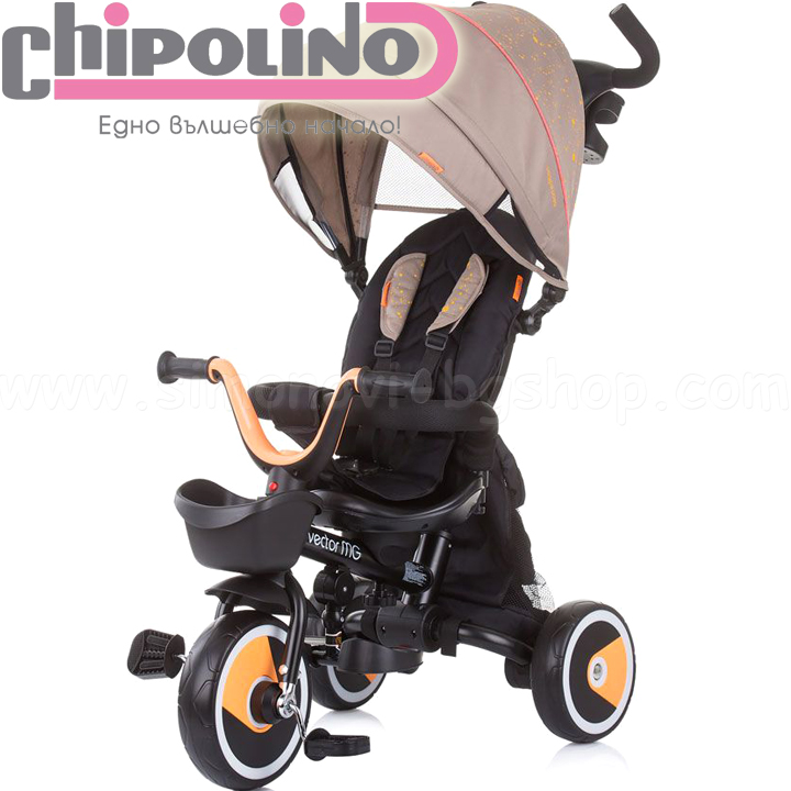 Chipolino Tricycle with canopy Vector MG 360  Humus TRKVEM223HU